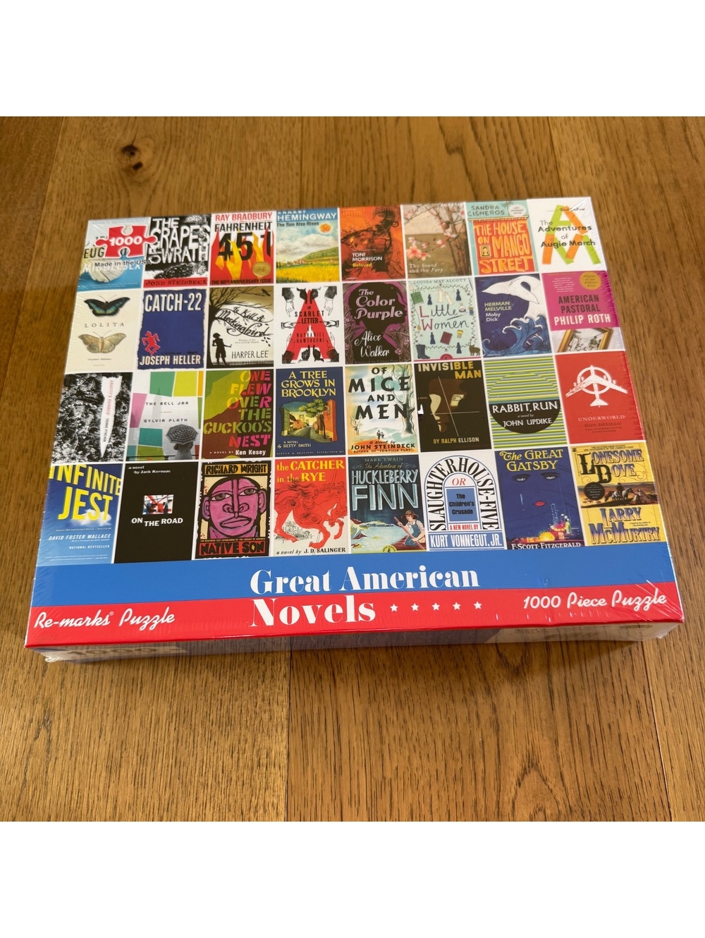 Great American Novels 1000 Piece Puzzle by Re-marks
